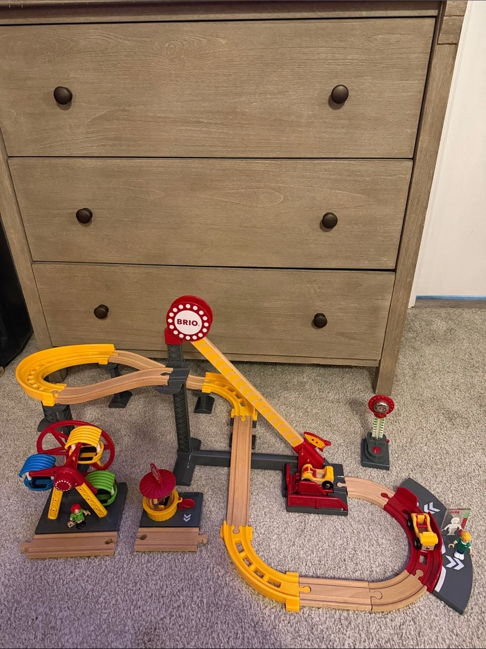 BRIO World roller coaster and amusement park set